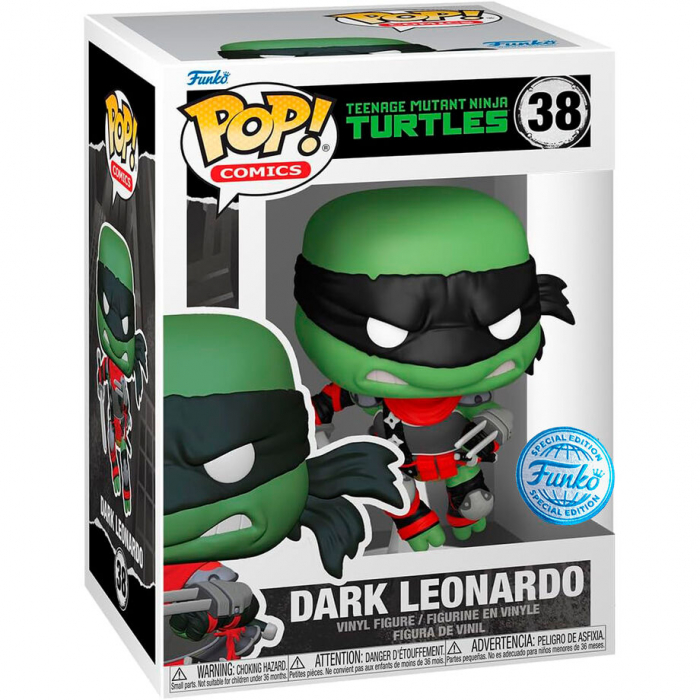 Figurina Funko POP Tortugas Ninja Teenage Mutant Dark Leonardo Exclusive [1]
