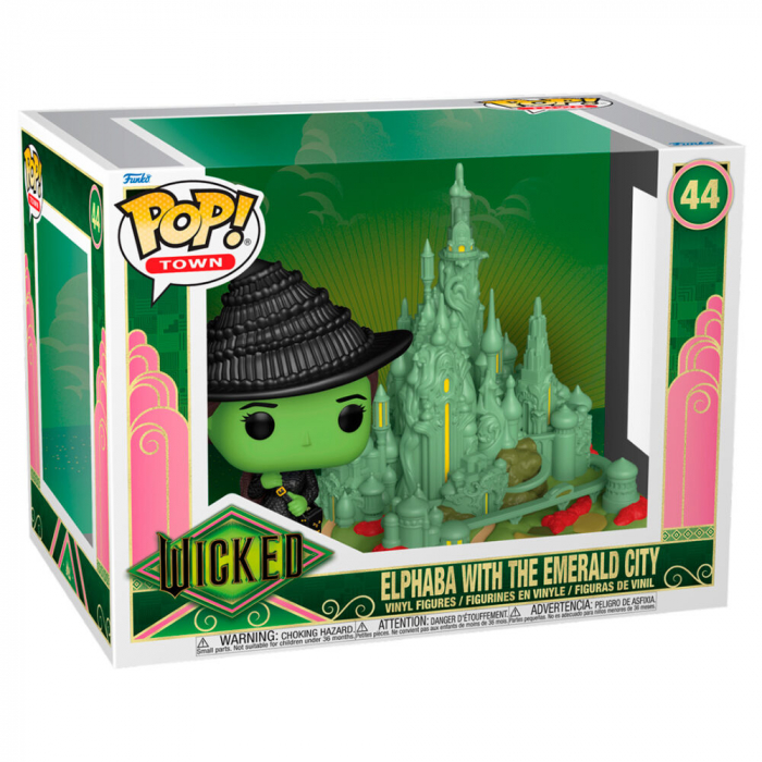 Figurina Funko POP Town Wicked Elphaba cu Emerald City [2]