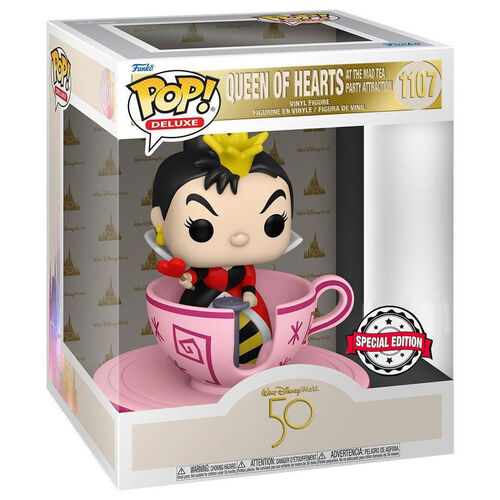 Figurina Funko POP Walt Disney World 50th Queen of Hearts in Teacup Exclusive [2]