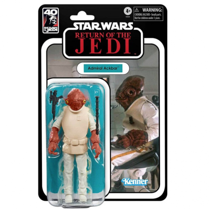 Figurina Hasbro Admiral Ackbar 40th Anniversary Return of the Jedi Star Wars 15cm [3]