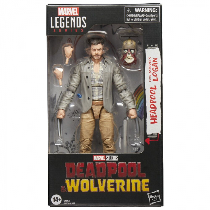 Figurina Hasbro Deadpool with Marvel Logan - Deadpool & Wolverine Marvel Legends Series 15cm [2]