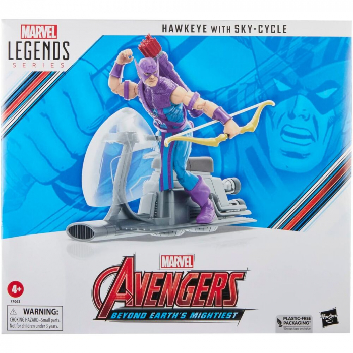 Figurina Hasbro Hawkeye + Sky-Cycle Beyond Earths Mightiest Los Vengadores Avengers Marvel 15cm [4]