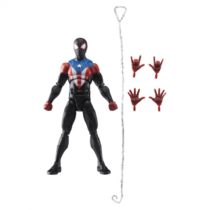 Figurina Hasbro Miles Morales Boricua Suit Spider-Man 2 Marvel Legends 15cm [2]