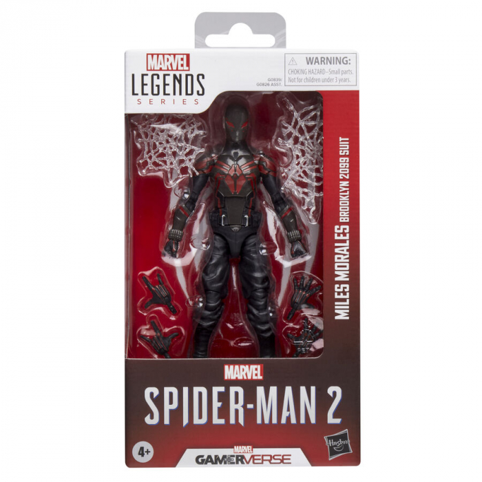 Figurina Hasbro Miles Morales Brooklyn 2099 Suit Spider-Man 2 Marvel Legends 15cm [3]
