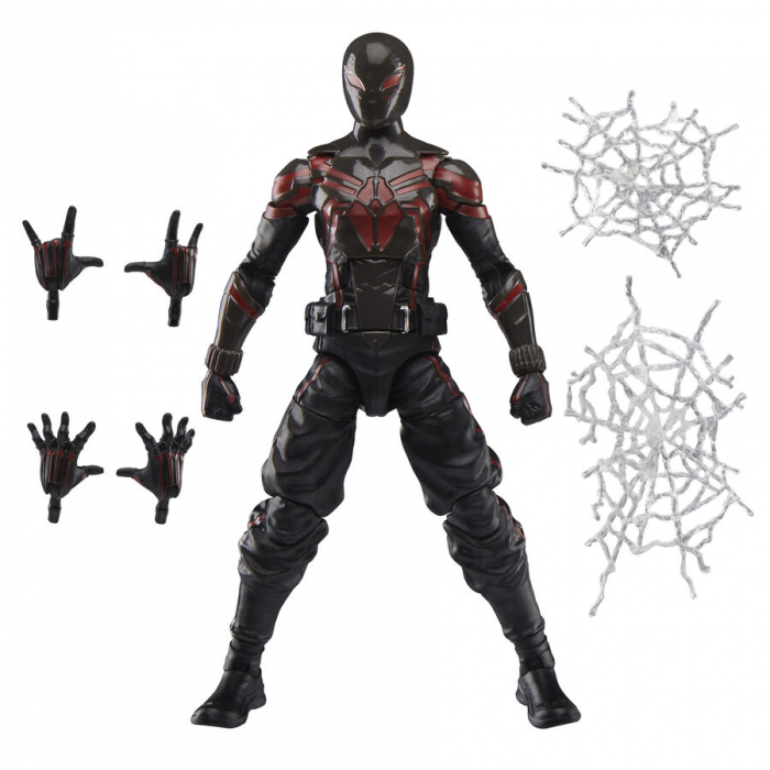 Figurina Hasbro Miles Morales Brooklyn 2099 Suit Spider-Man 2 Marvel Legends 15cm [2]