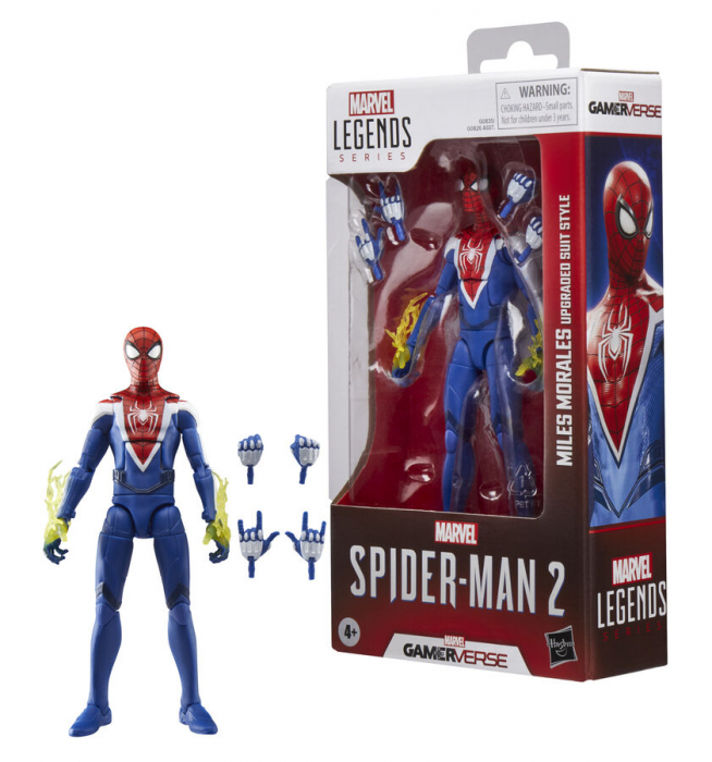 Figurina Hasbro Miles Morales Upgraded Suit Style Spider-Man 2 Marvel Legends 15cm [3]