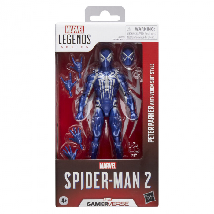 Figurina Hasbro Peter Parker Anti-Venom Suit Style Spider-Man 2 Marvel Legends 15cm [3]