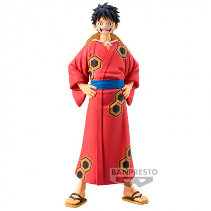 Figurina Monkey D Luffy Wanokuni Yukata The Grandline Series One Piece 16cm [1]