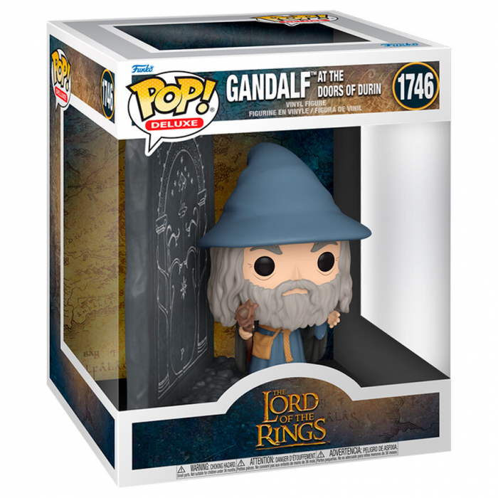 Figurina POP Deluxe Stapanul Inelelor Gandalf cu Usile lui During [2]