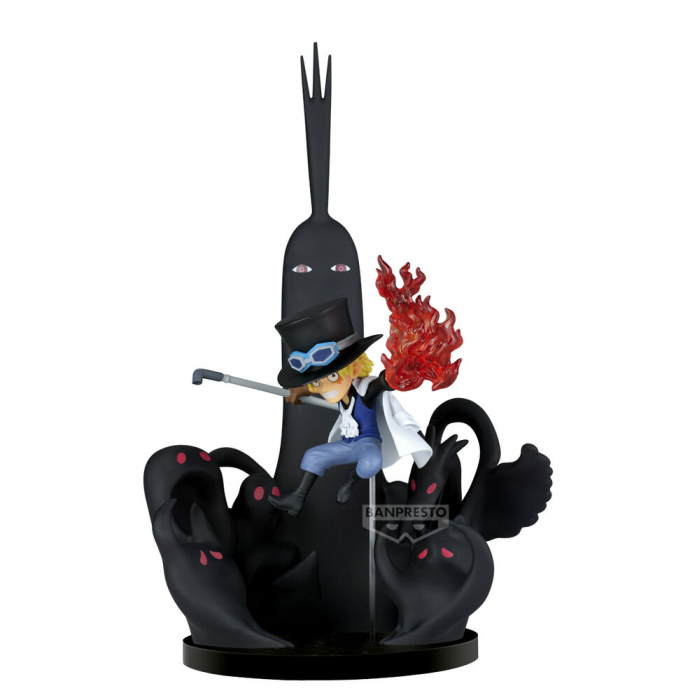 Figurina world collectable Sabo vs Five Elders One Piece 14cm [1]