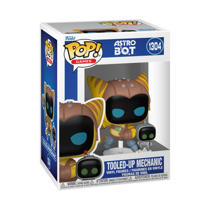 Funko POP Astro Bot & Buddy Tooled-Up Mechanic [2]