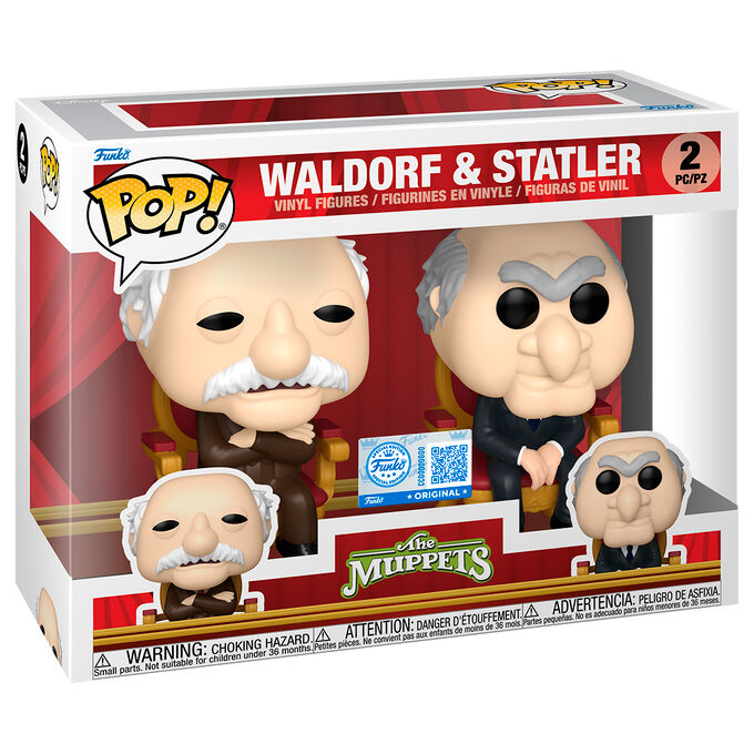 Funko POP blister cu 2 figurine POP Muppets Waldorf și Statler Exclusive [2]