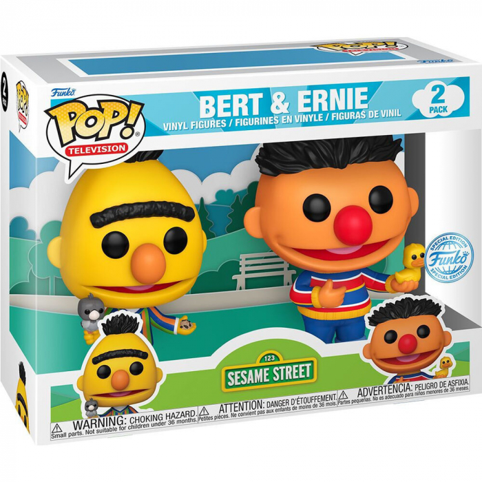 Funko POP blister cu 2 figurine Sesame Street, Epi și Blas, exclusive [2]