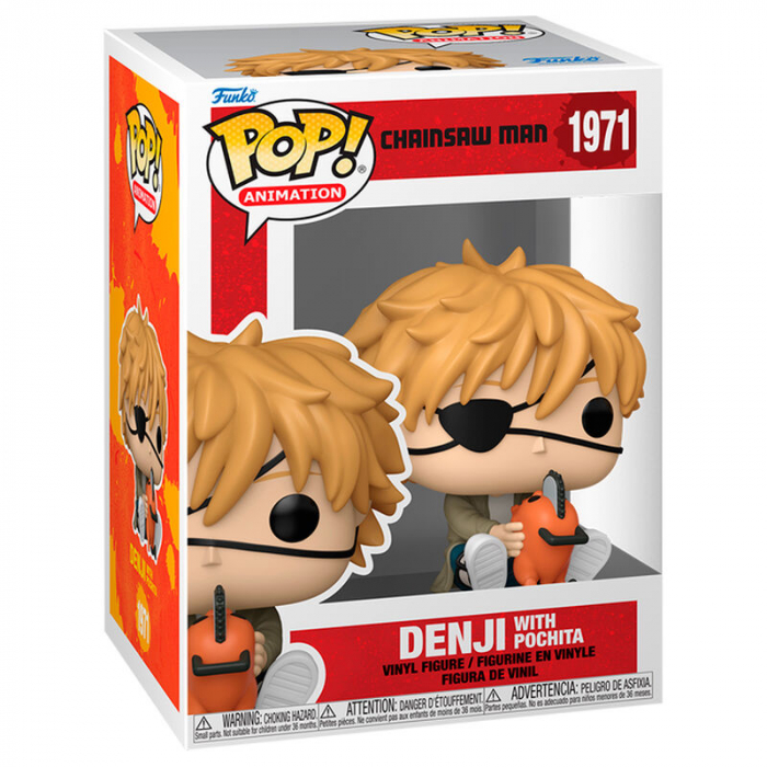 Funko POP Chainsaw Man Denji with Pochita [2]