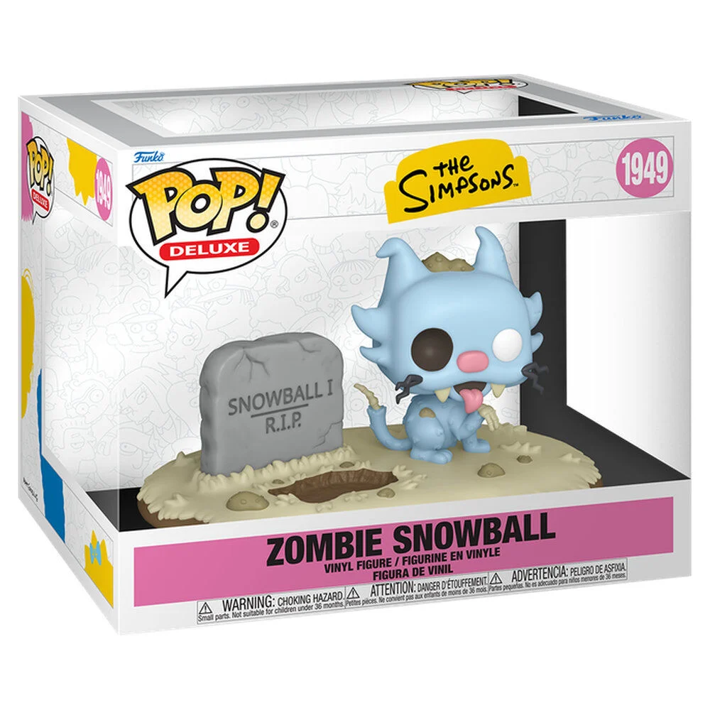 Funko POP Deluxe The Simpsons Zombie Snowball [2]