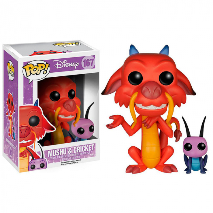 Funko POP Disney Mulan Mushu & Cricket [2]