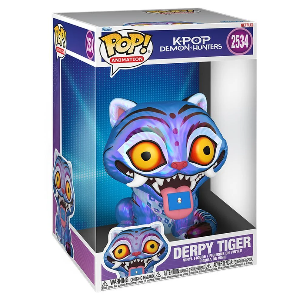 Funko POP Jumbo KPop Demon Hunters Derpy Tiger 25 cm [2]