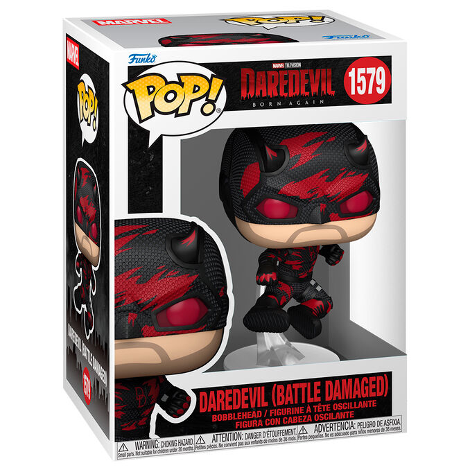 Funko POP Marvel Daredevil Born Again Daredevil Battle Damaged [2]