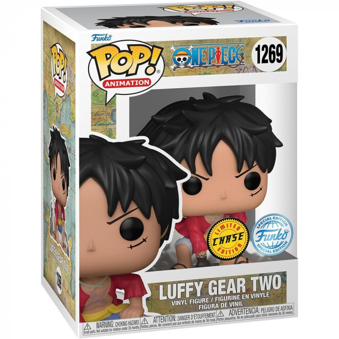 Funko POP One Piece Luffy Gear Two Exclusive Chase [2]