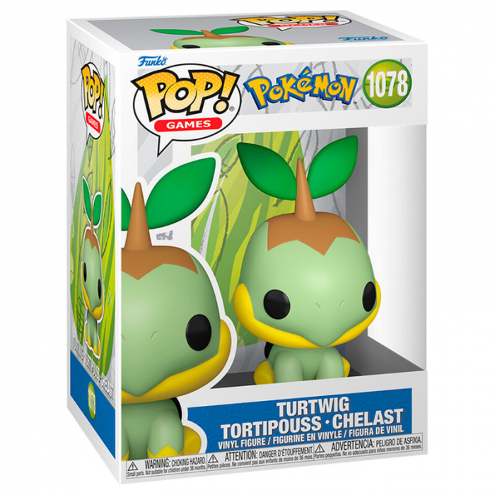 Funko POP Pokemon Turtwig - Tortipouss - Chelast [2]