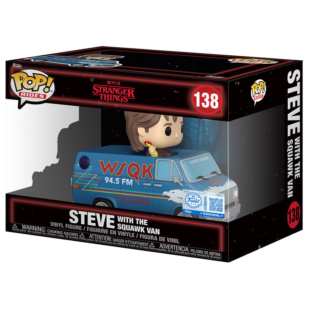 Funko POP Rides Deluxe Stranger Things 5 Steve with the Squawk Van [2]