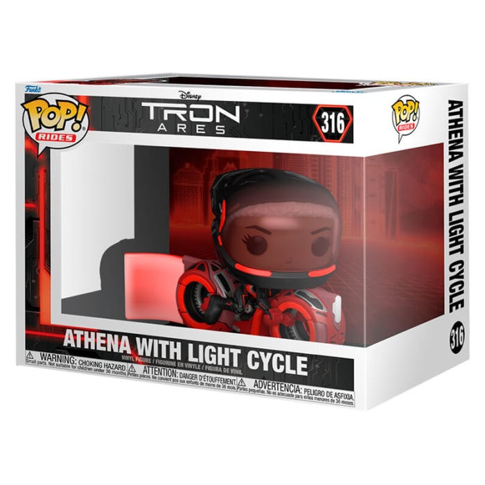 Funko POP Rides Disney Tron Ares Athena with Light Cycle [2]