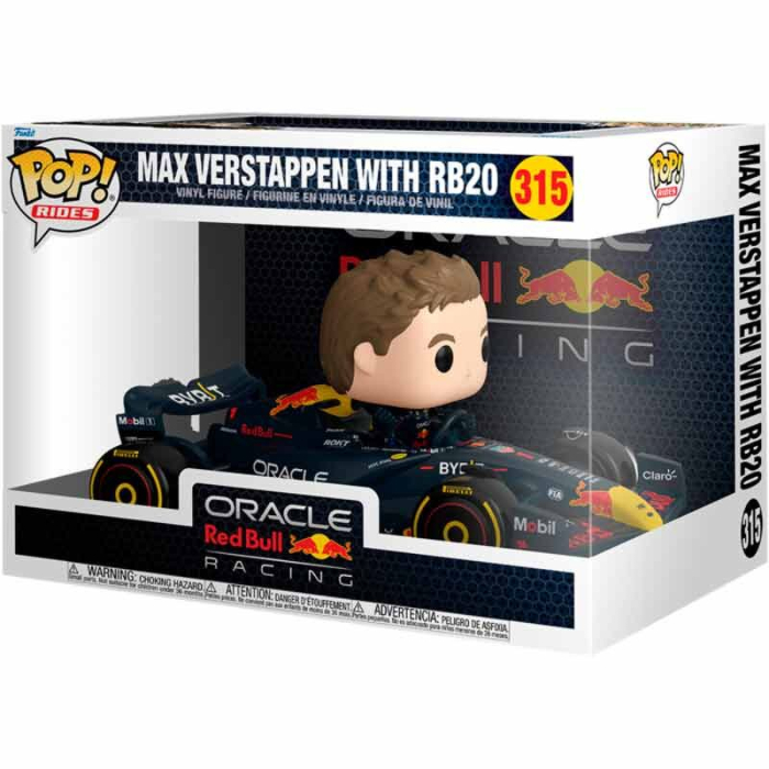 Funko POP Rides Super Deluxe Racing Oracle Red Bull Max Verstappen with RB20 [2]