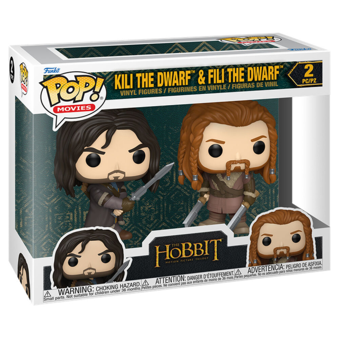 Funko POP set 2 figurine The Hobbit Kili the Dwarf & Fili the Dwarf [2]