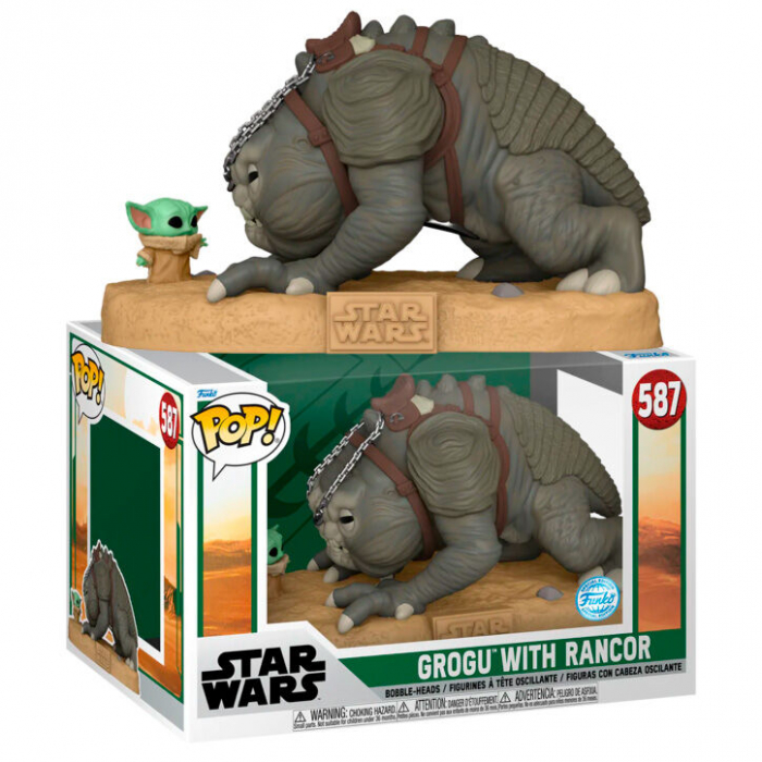 Funko POP Star Wars Grogu with Rancor Exclusive [1]
