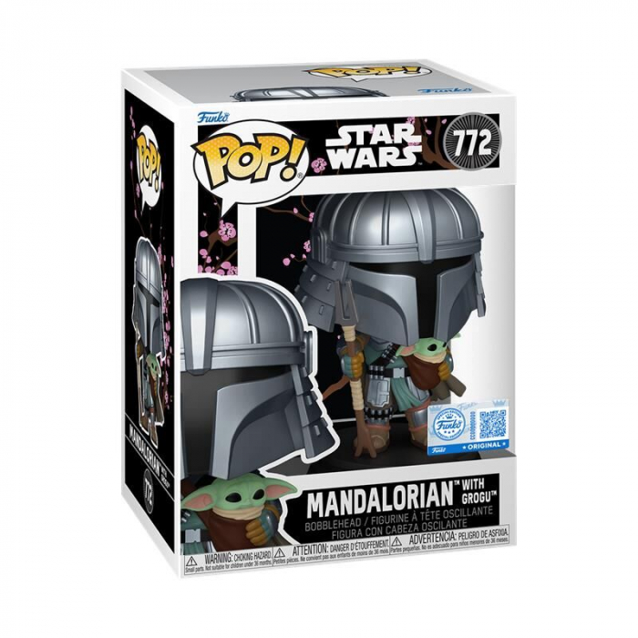 Funko POP! Star Wars Impressions Mandalorian with Grogu Exclusive [1]