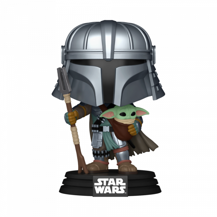 Funko POP! Star Wars Impressions Mandalorian with Grogu Exclusive [2]