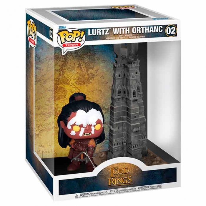 Funko POP Town Stapanul Inelelor Lurtz cu Orthanc [2]