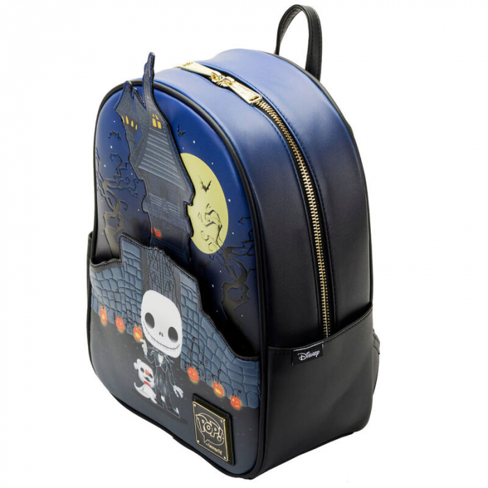 Ghiozdan Jack Skellington Cosmarul Inainte de Craciun Disney Loungefly 30 cm [3]