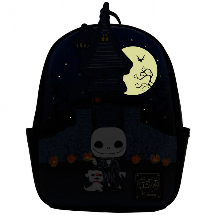 Ghiozdan Jack Skellington Cosmarul Inainte de Craciun Disney Loungefly 30 cm [2]