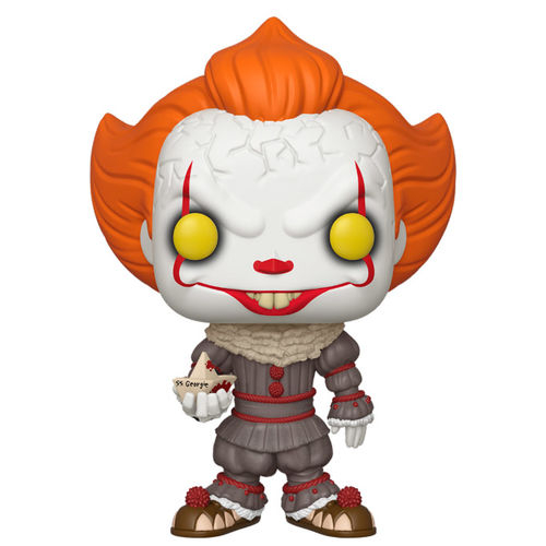 Figurina Funko Pop IT Pennywise cu Barca Versiune Super-Size [2]