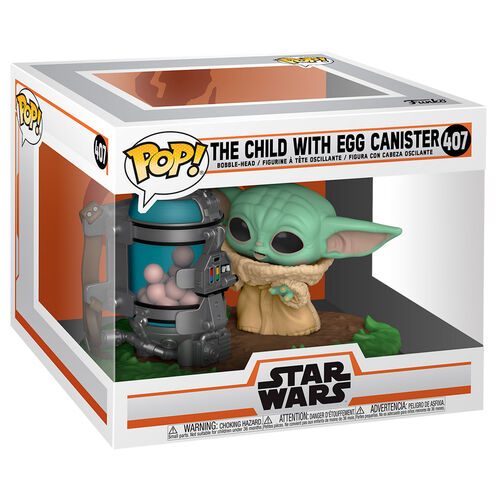 Figurina Star Wars The Mandalorian POP! Deluxe The Child Egg Canister, 9 cm, Multicolor [3]