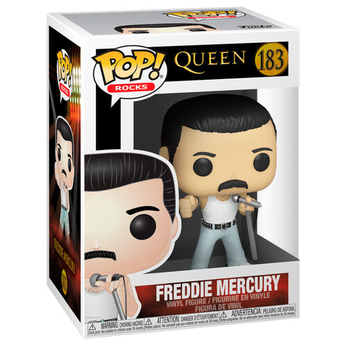Figurina - Queen - Freddie Mercury - Radio Gaga, Alb, 9.5 cm [2]