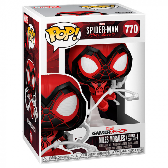 Figurina Funko POP! Games: Miles Morales - Crimson Cowl Suit #770 [2]