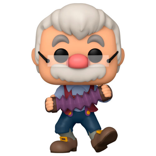 Figurina Geppetto POP! Disney Geppetto with Accordion, 9 cm, Multicolor [2]
