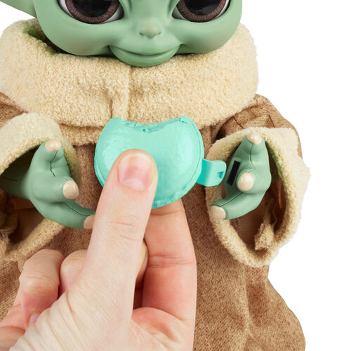 Figurina interactiva Star Wars - Baby Yoda, Galactic Snackin’ Grogu, 23,5 cm [6]