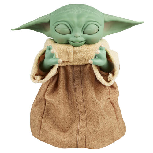 Figurina interactiva Star Wars - Baby Yoda, Galactic Snackin’ Grogu, 23,5 cm [7]