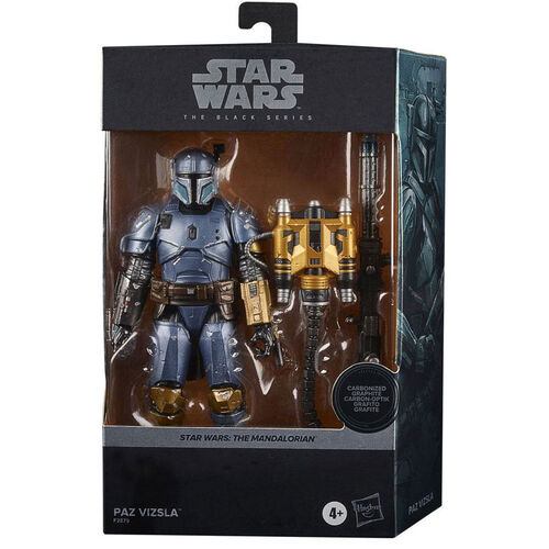 Figurina Hasbro Paz Vizla Carbonized Black Series Star Wars 15cm [2]