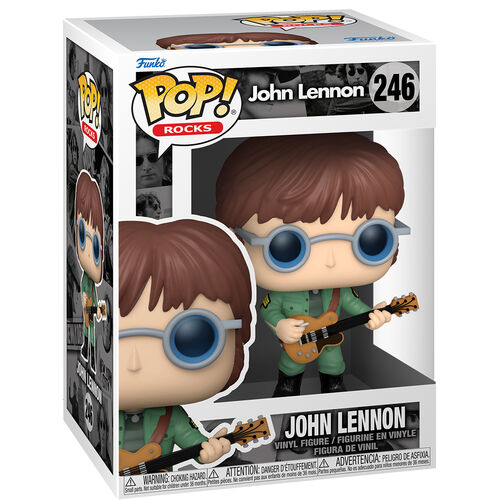 Figurina Funko POP - John Lennon - Military Jacket, Verde, 9.5 cm [2]