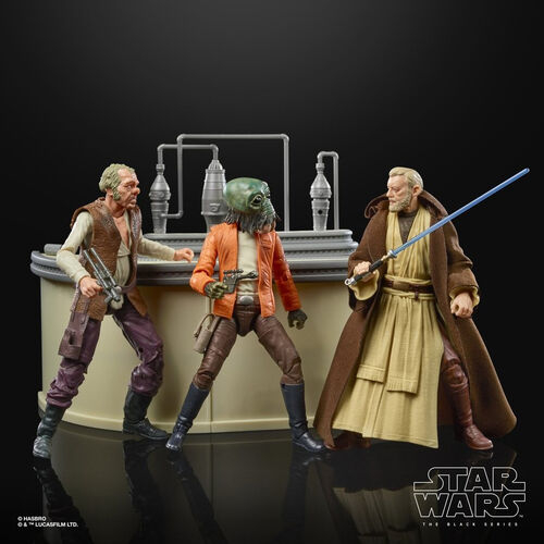 Set figurine The Power Of The Force Cantina Showdown Black Series Star Wars 15cm [2]