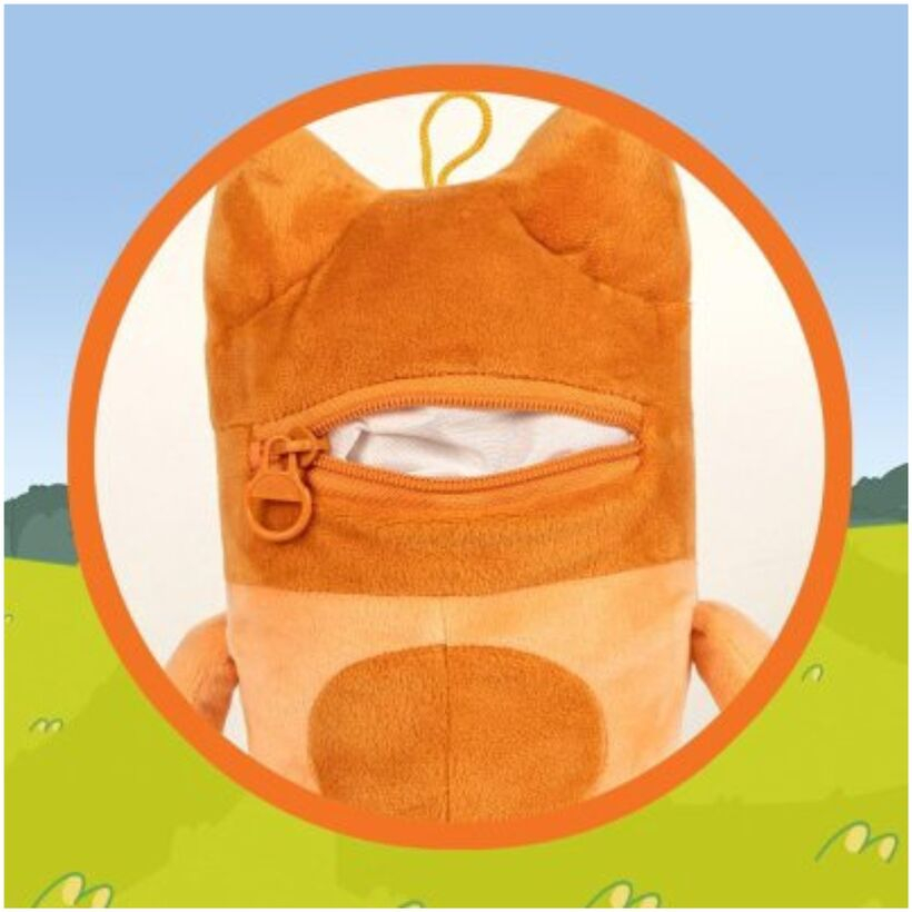 Jucarie de plus Bingo cu buzunar secret pentru pijamale, 35 cm [2]