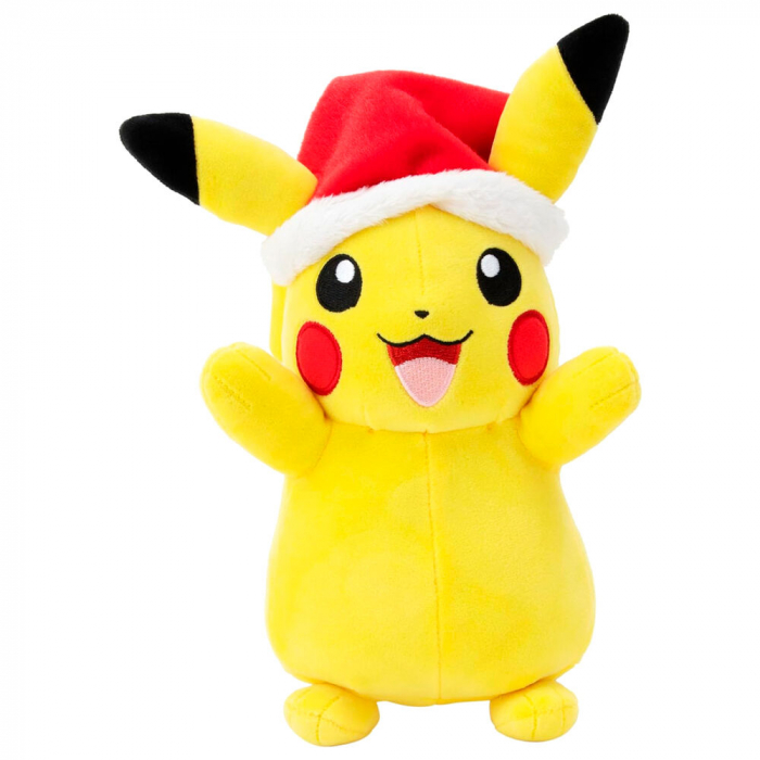 Jucarie de plus Pokemon Craciun Pikachu 20cm [1]