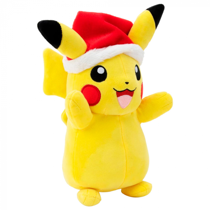 Jucarie de plus Pokemon Craciun Pikachu 20cm [3]