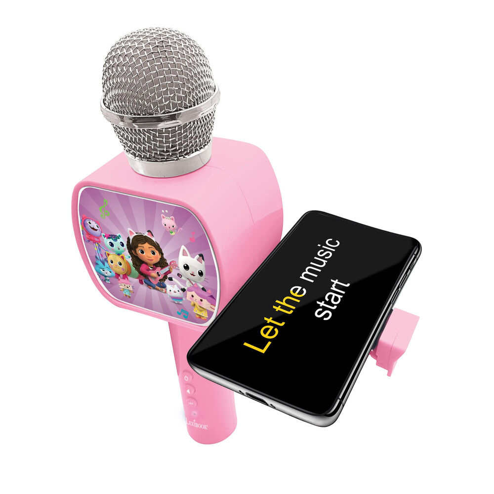 Microfon karaoke pentru copii Lexibook Gabby, Bluetooth, 3 efecte vocale [5]