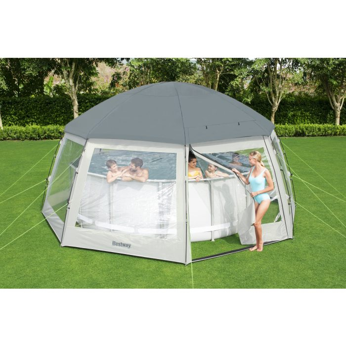Pavilion Bestway, pentru piscine rotunde, 600 x 295 cm [2]