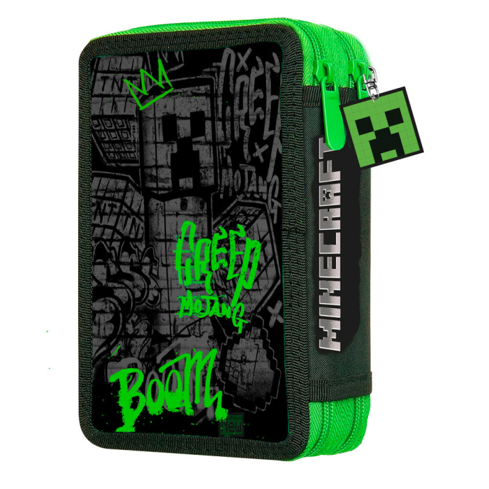 Penar cu continut si 2 compartimente Minecraft Creeper Regele [2]